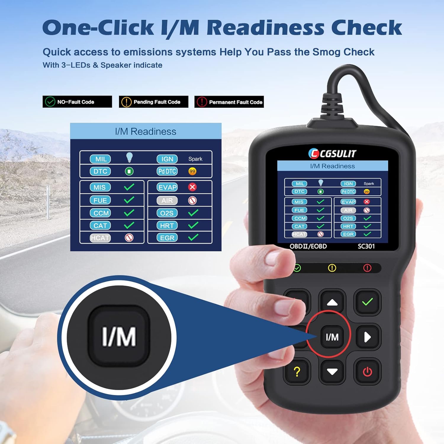 OBD2 Scanner Check Engine Light Diagnostic Scan Tool Black Pack of 2 O471957