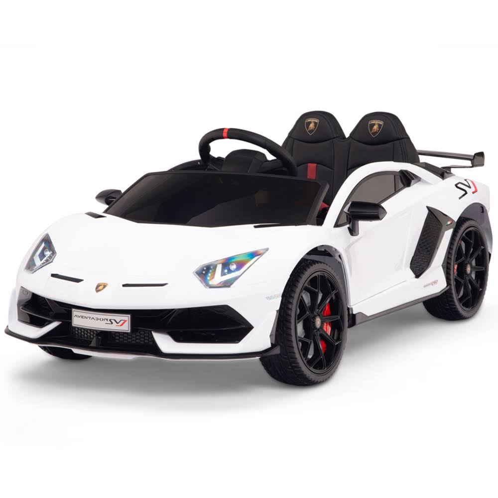 White Battery Operated Ride On Car for Kids with Remote X440