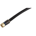 Black RG6 Quad Coax Cable 6 Foot W4875