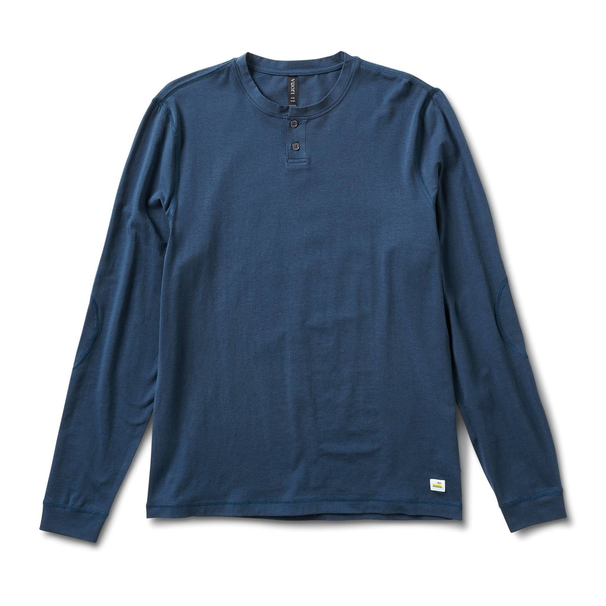 Long-Sleeve Henley - Large / Indigo J36162