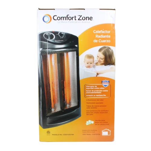 Fan-Assisted Tower Radiant Quartz Heater D87736