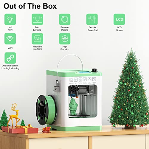 Fully Assembled Auto Leveling FDM Mini 3D Printer with Removable Magnetic Platform V735