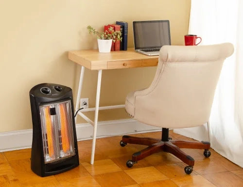 Fan-Assisted Tower Radiant Quartz Heater D87736
