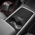Real Carbon Fiber Matte Center Console Wrap Kit for Tesla Model 3 Model Y K3806