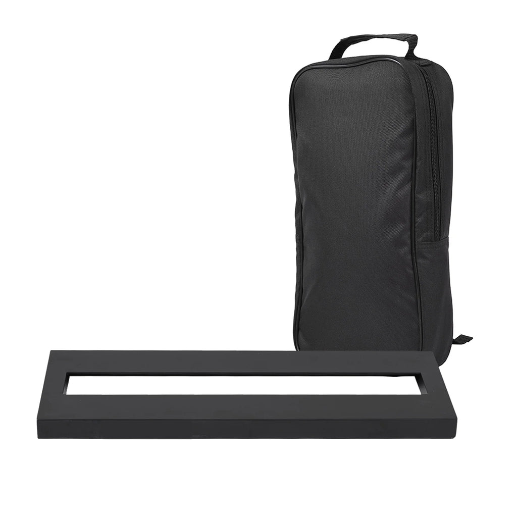 Mini Aluminum Alloy Guitar Pedal Board with Carrying Bag M99472