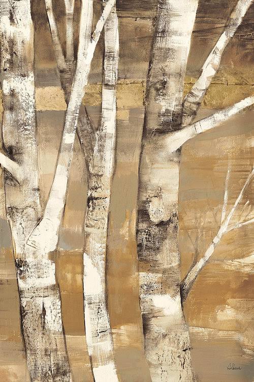 Wandering Through The Birches II Print on Canvas Art O312529