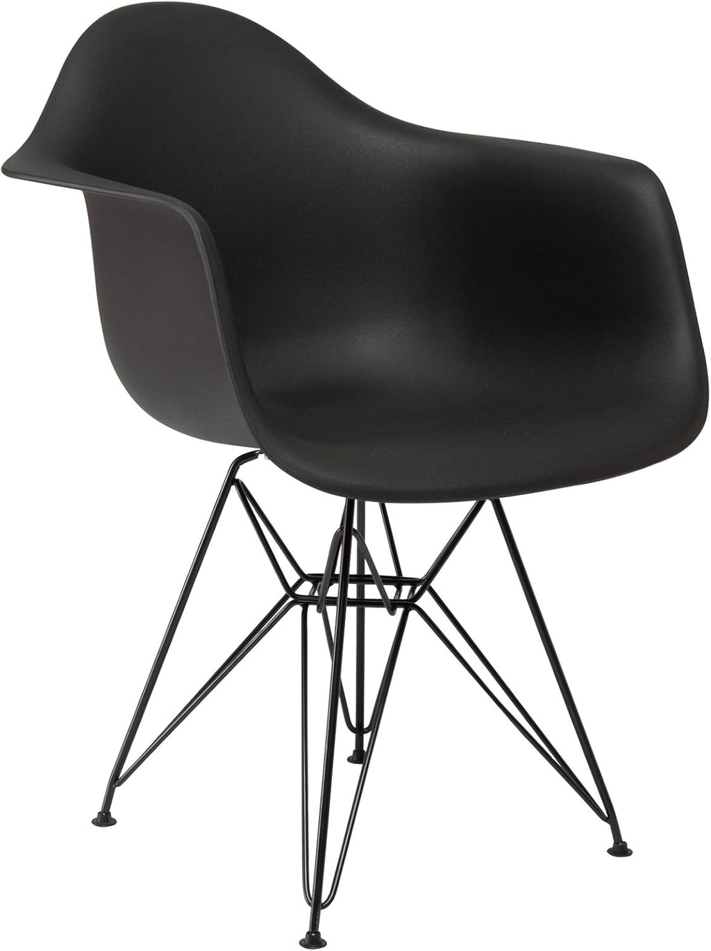 Black Arm Shell Chair K58348
