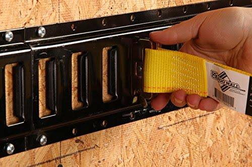 2 x 12 Heavy Duty Yellow Polyester Ratcheting Straps Y91959