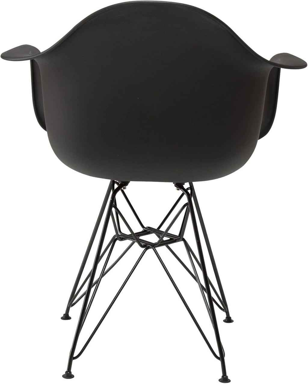 Black Arm Shell Chair K58348