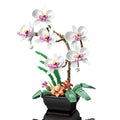 White Orchid Bouquet Building Block Set O867861