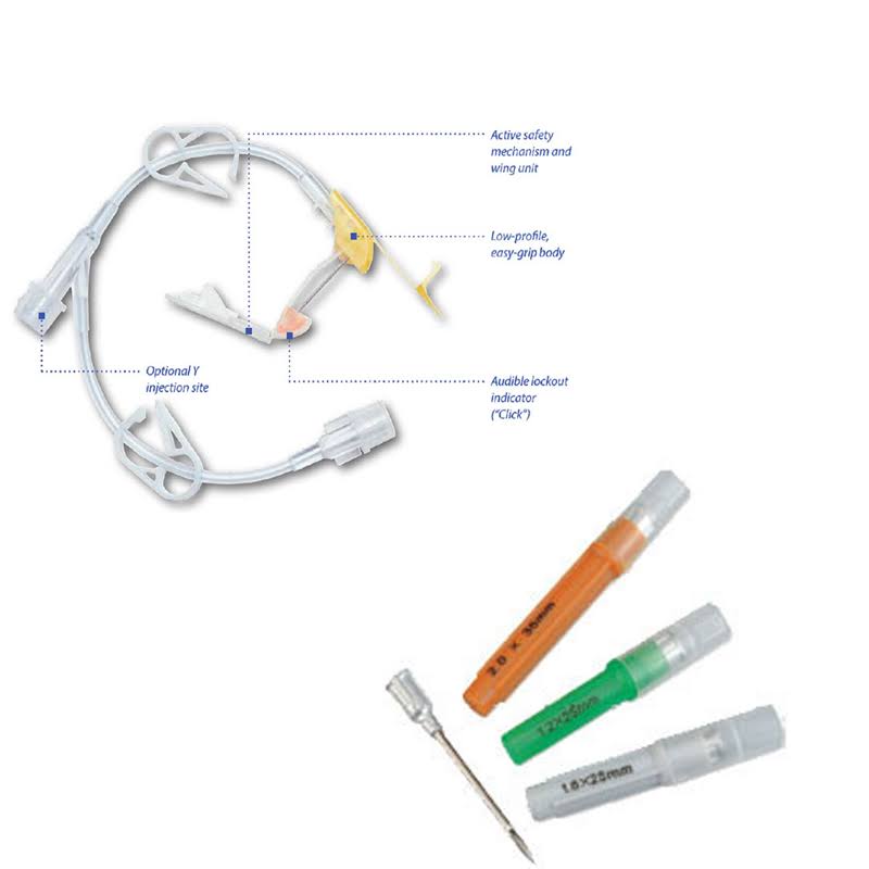 Safety Huber Infusion Set G2531