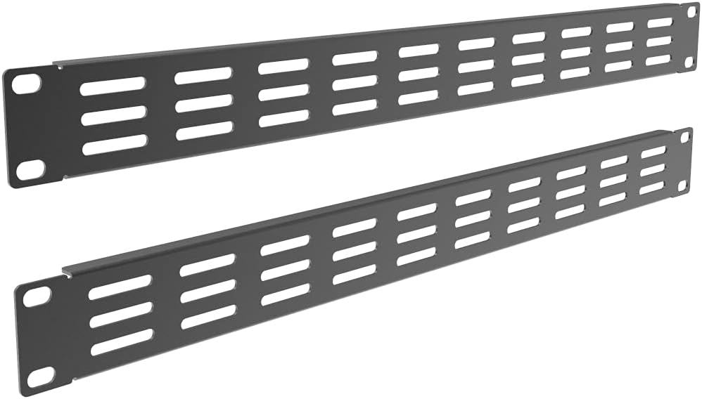 5 Pack 1U Horizontal Brush Cable Manager for 19 Inch Server Rack D1858