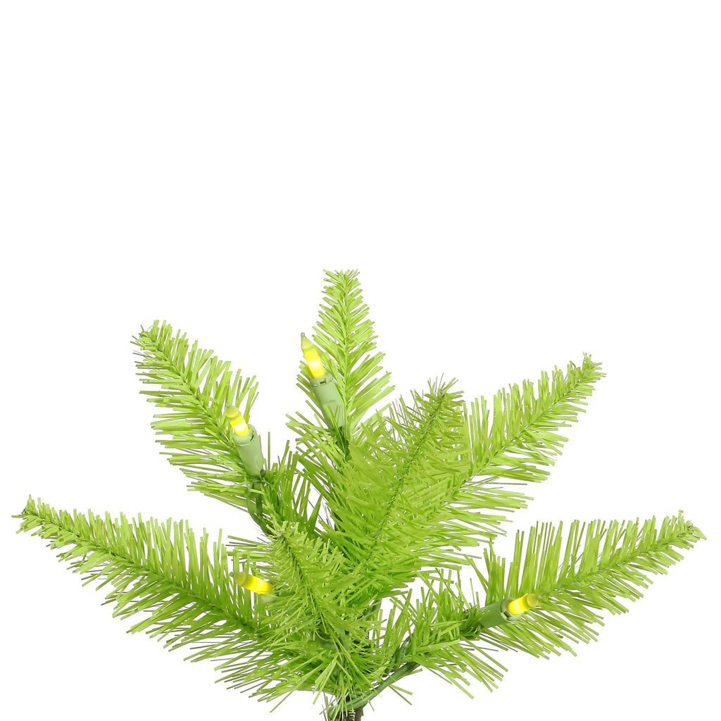 6.5 ft Slim Fir Artificial Tree with 400 Lights V37088