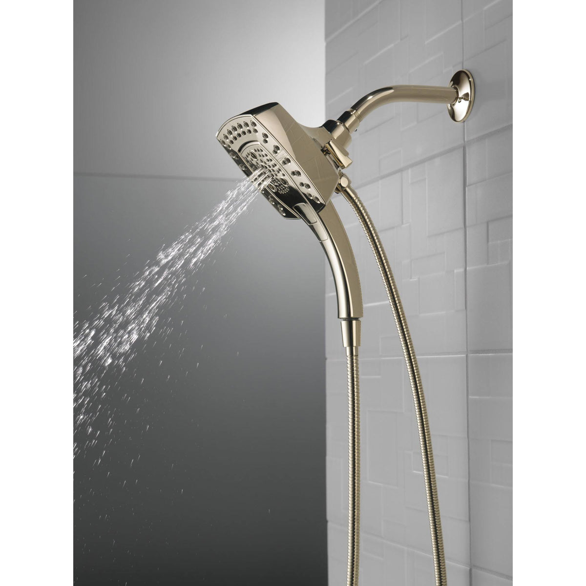 Polished Nickel 2-in-1 Shower Head R984