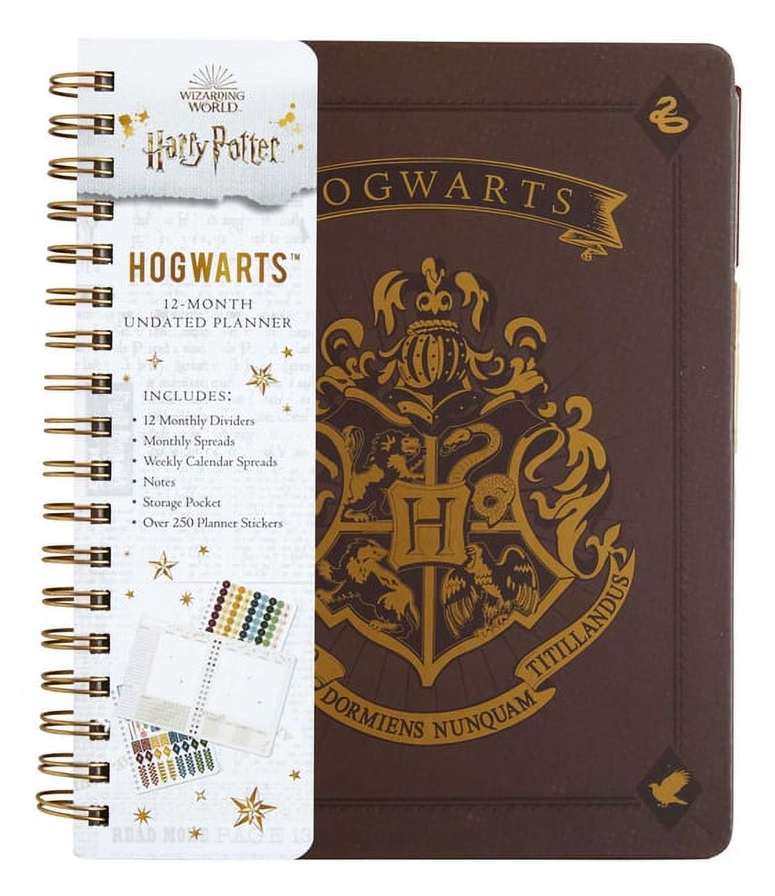 Hogwarts 12-Month Undated Planner U221