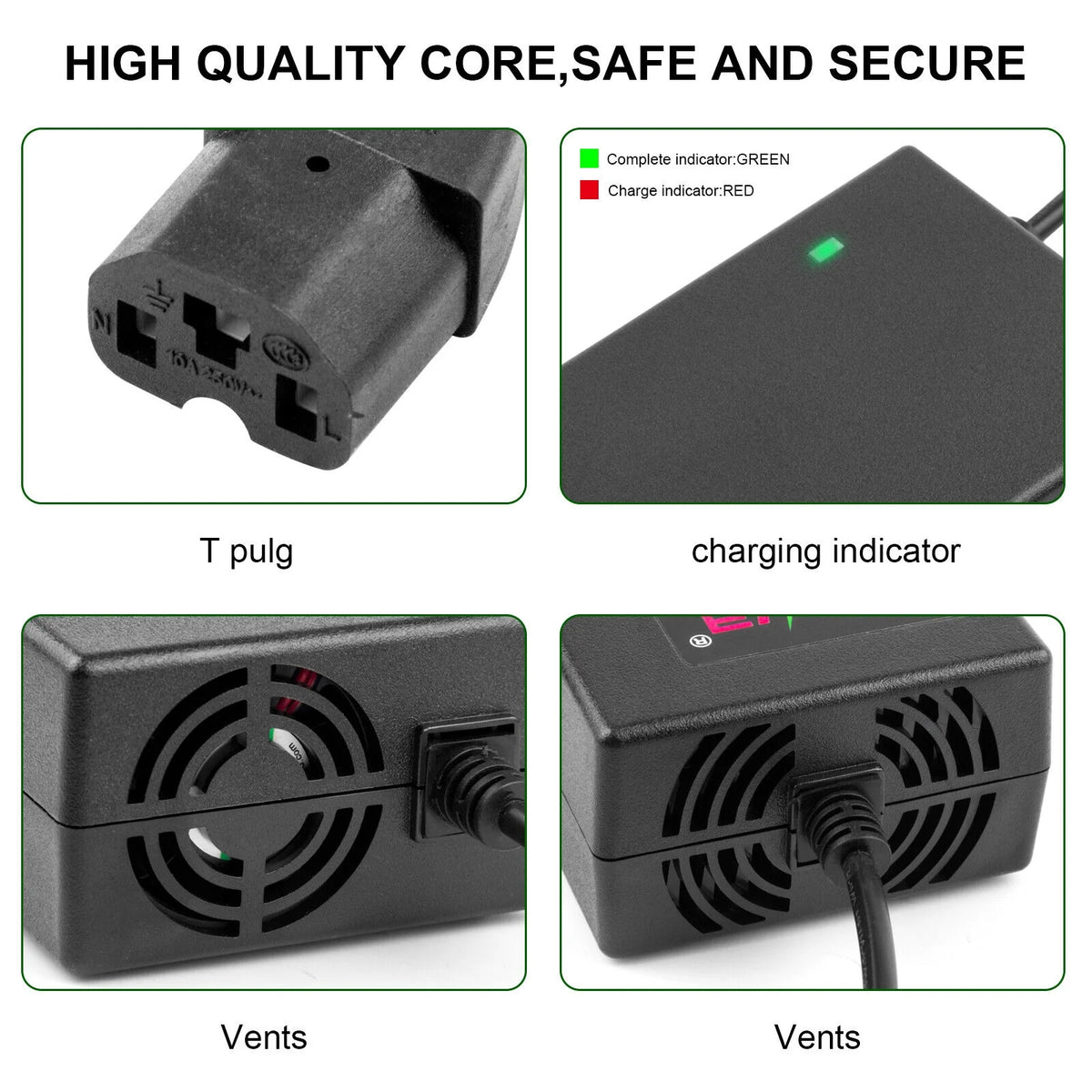 48V Battery Charger for Electric Bicycle Motor Bike E7621