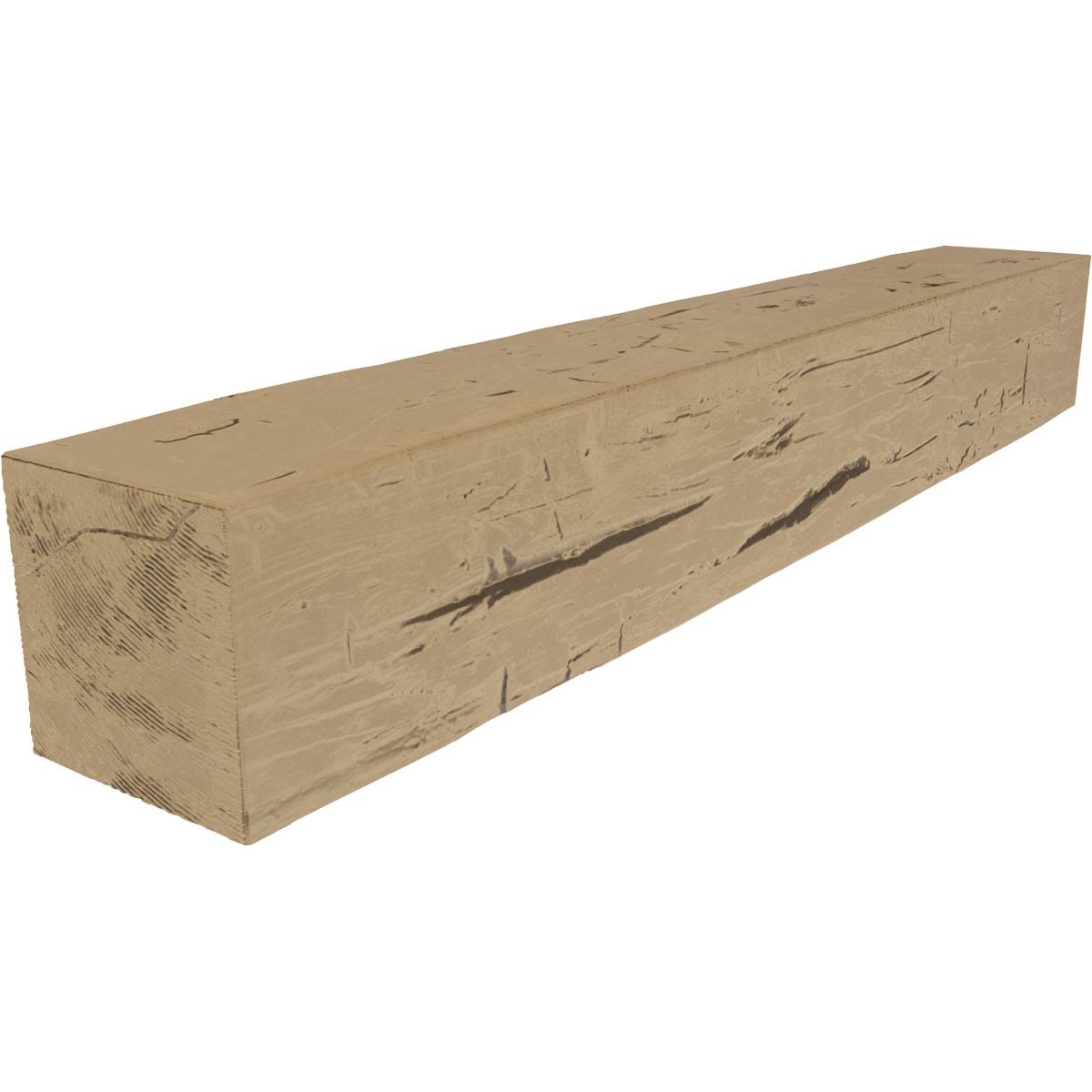 Natural Pine Hand Hewn Fireplace Mantel Y9759