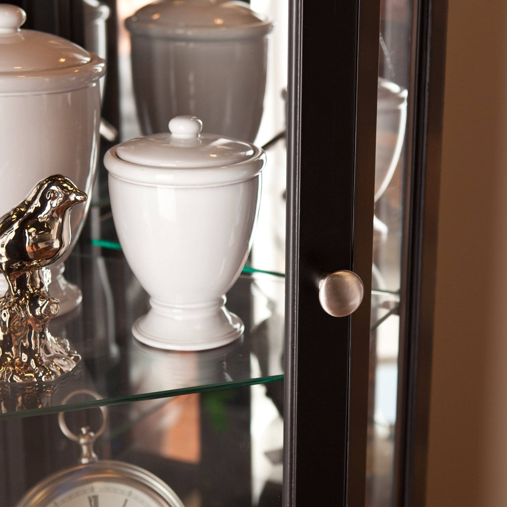Black Curio Display Cabinet X85005