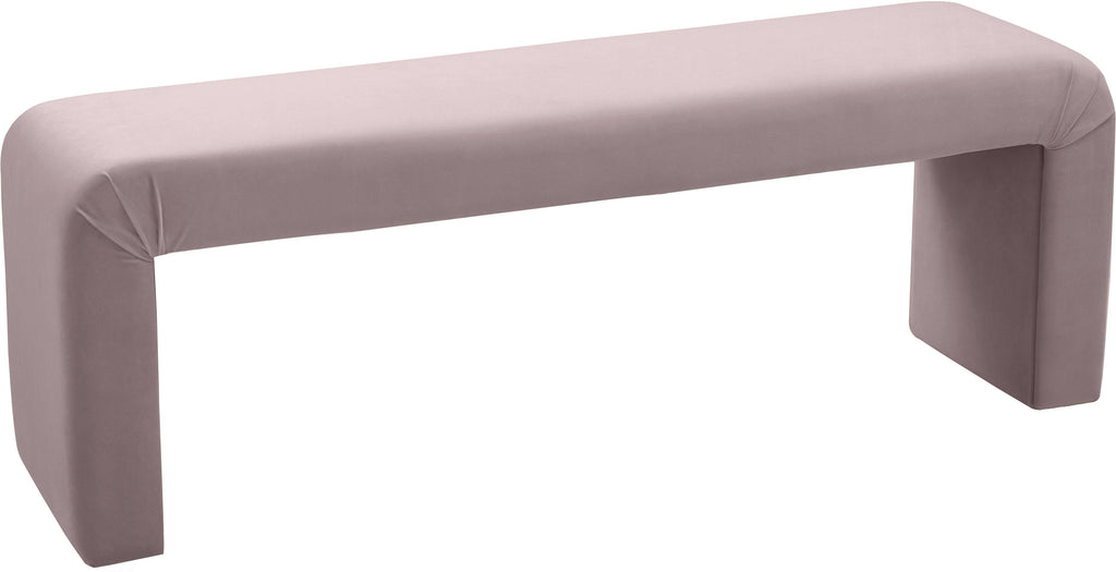 Pink Velvet Bench G809692