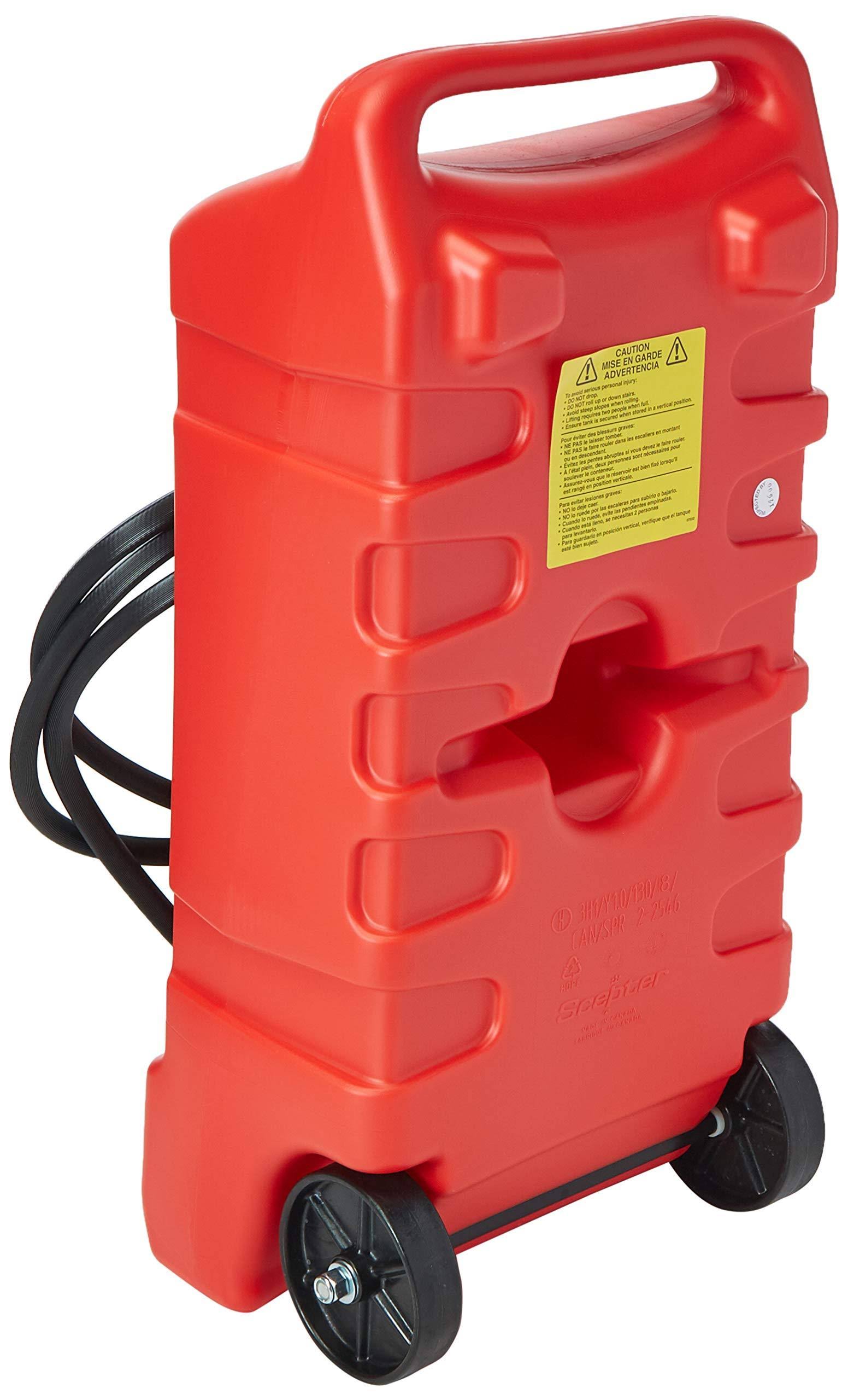 14-Gallon Rolling Gas Can with Transfer Pump B85370