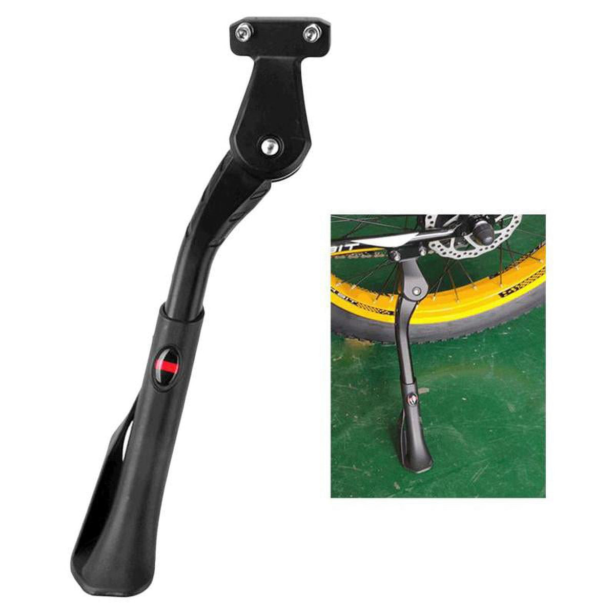 Adjustable 20"-29" Footrest Rear Side Kick Stand T68070