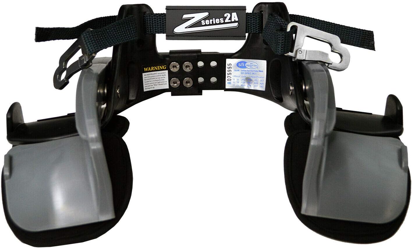 Black/Gray Head and Neck Restraint Y3325