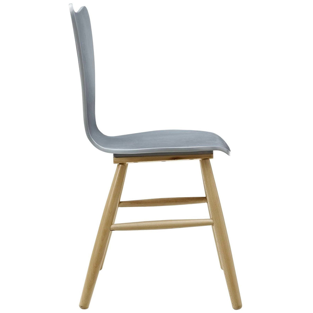 Gray Dining Chair Set of 2 N14607
