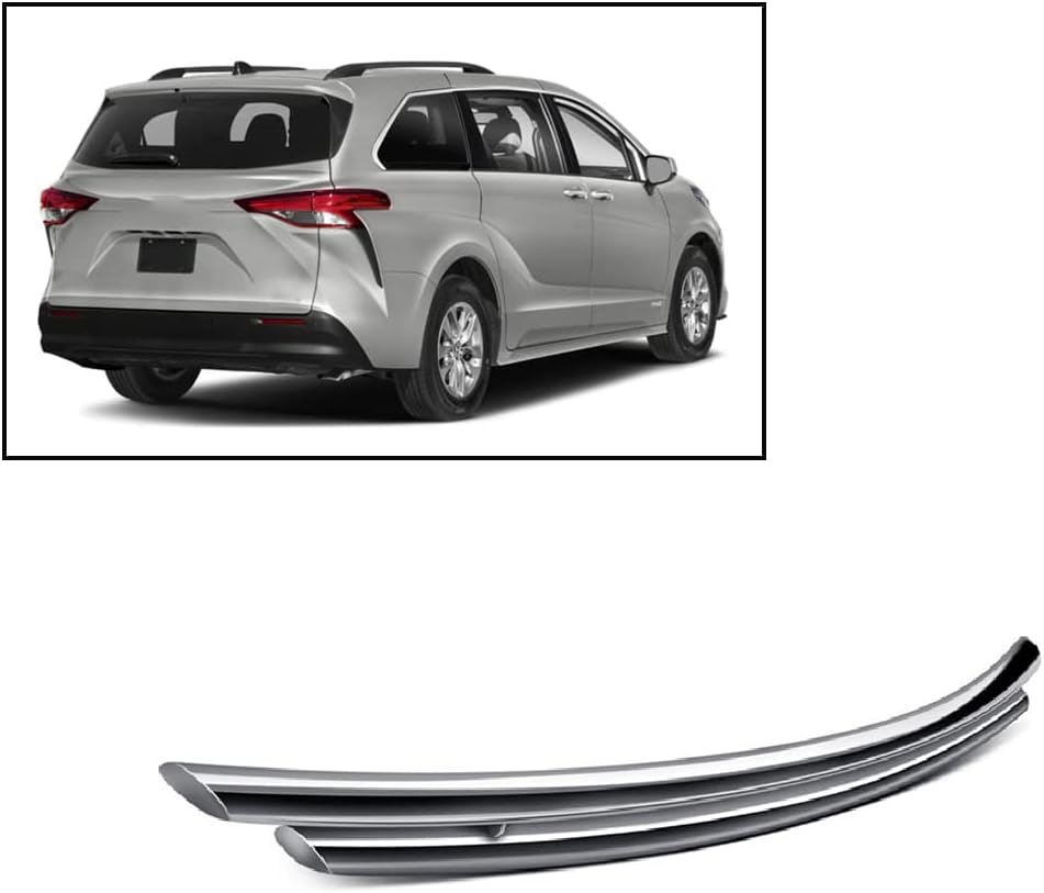 Black Horse Double Layer Stainless Steel Rear Bumper Guard Protector K8640