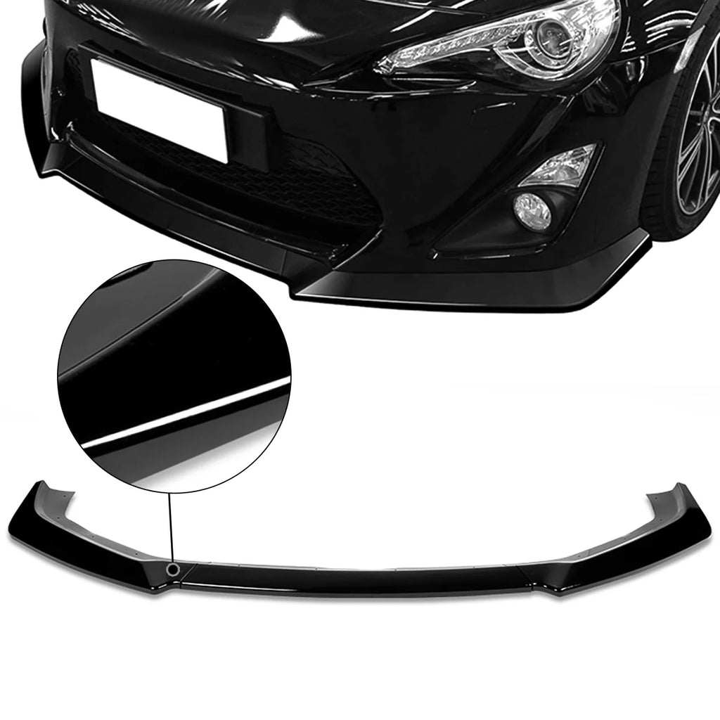 Gloss Black CS-Style Front Bumper Lip Guard Body Kit Z7907
