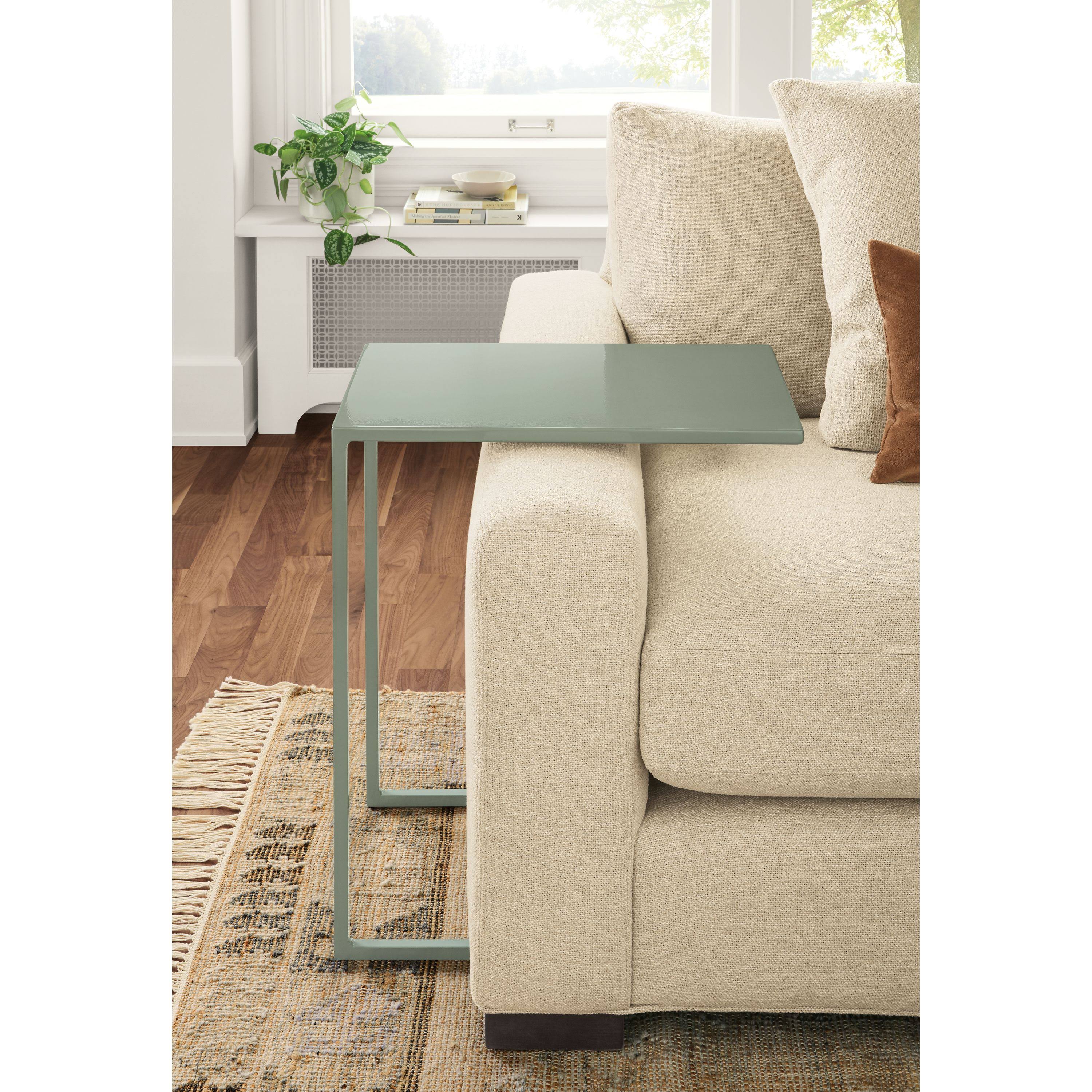 Taupe Grey C-Shaped Table X22722