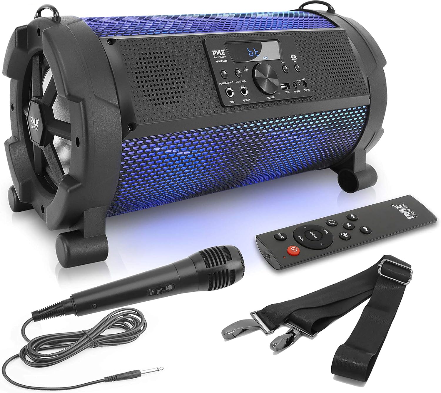 500W 2.1Ch Rechargeable Bluetooth Boombox Speaker with LED B885