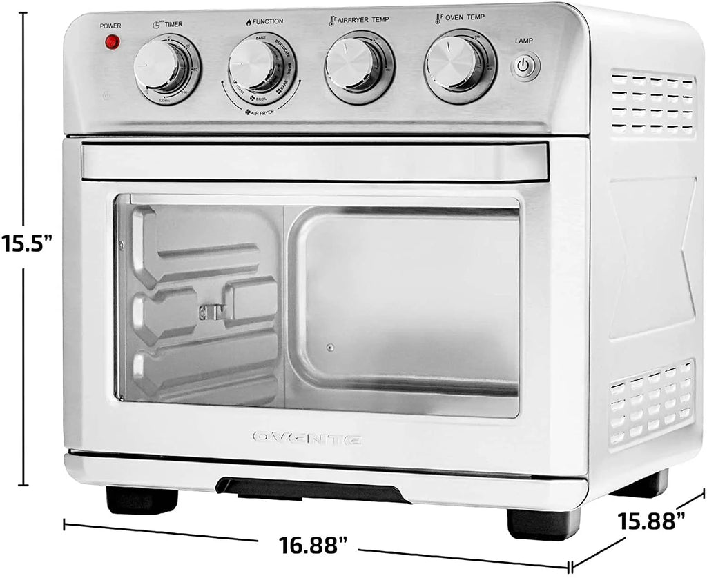 Silver Air Fryer Toaster Oven Combo Q527974