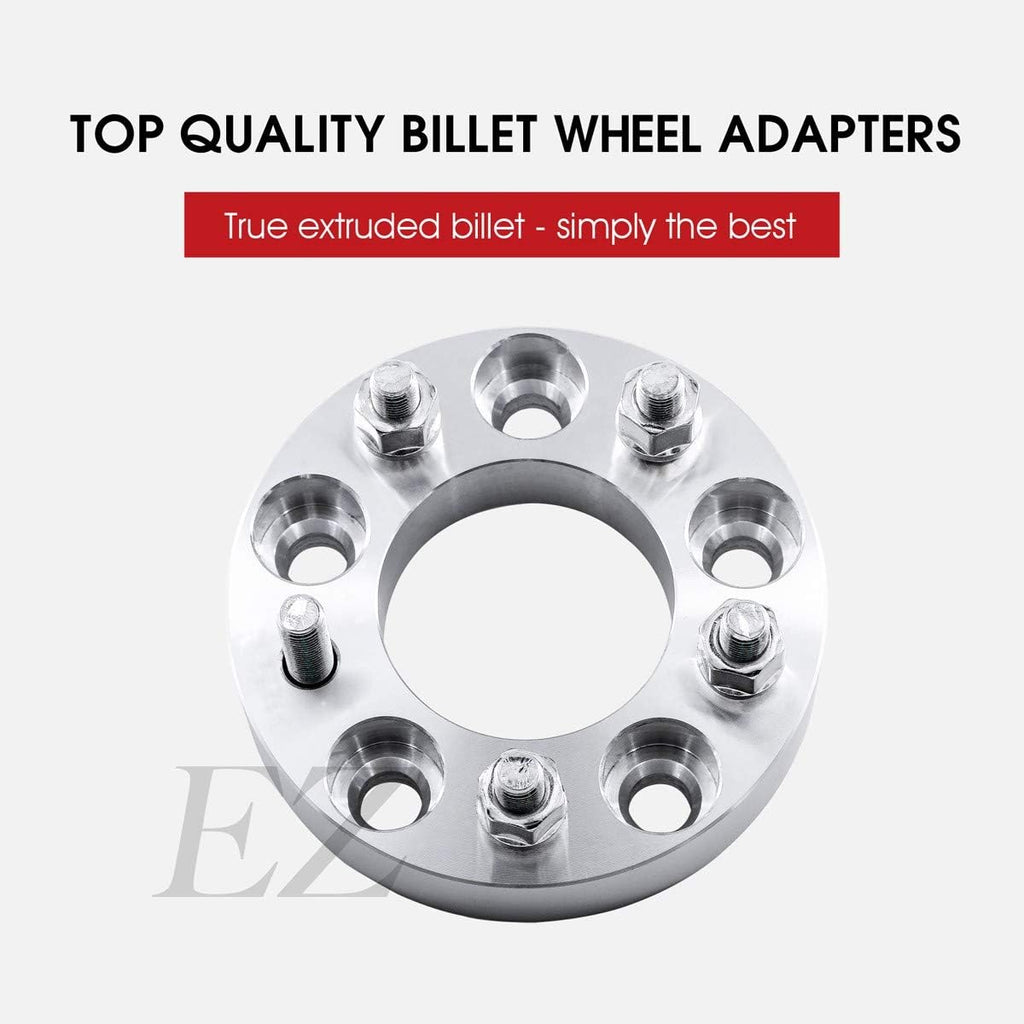 4 Billet Wheel Adapters 5 Lug 5" to 5 Lug 5.5" Thickness 1.25 Inch U1664