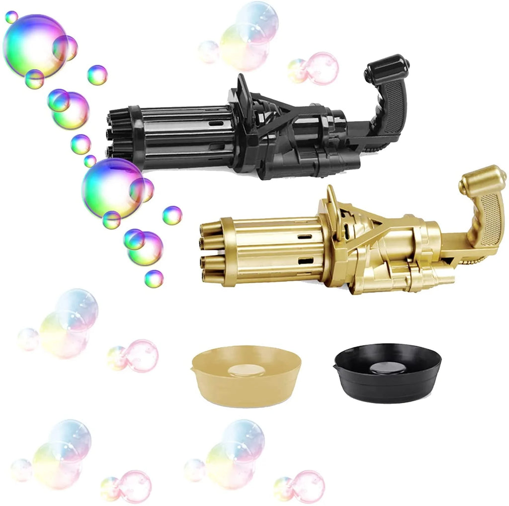 Gatling Bubble Machine 8-Holes Bubble Maker Bubble Gun Toys for Kid, 1 pc S612