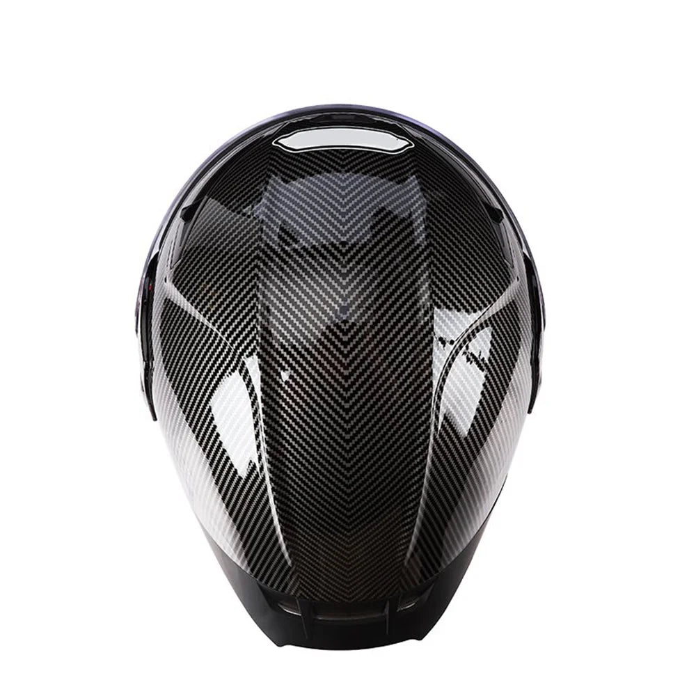Dual Visor Flip Full Face Motorcycle Helmet XL H7350