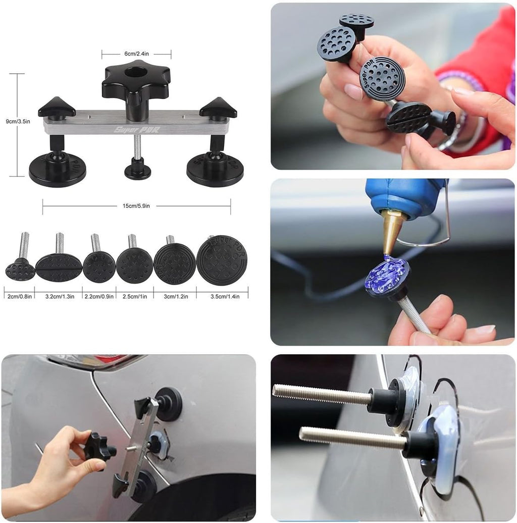 74 Pcs Car Body Paintless Dent Repair Tools Kit V64383