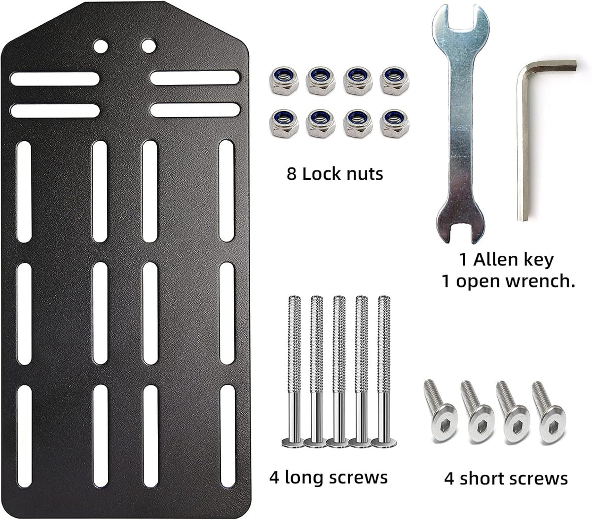 King Bed Headboard Attachment Bracket Modification Plate, Pack of 2 L5231