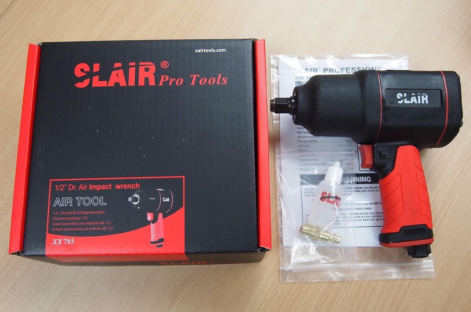 1/2" Composite Twin Hammer Air Impact Wrench, Pack of 2 V5680