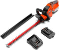 Cordless Hedge Trimmer with 22” Dual-Action Blade, 20V 2.0Ah Battery and Fast Charger U109183
