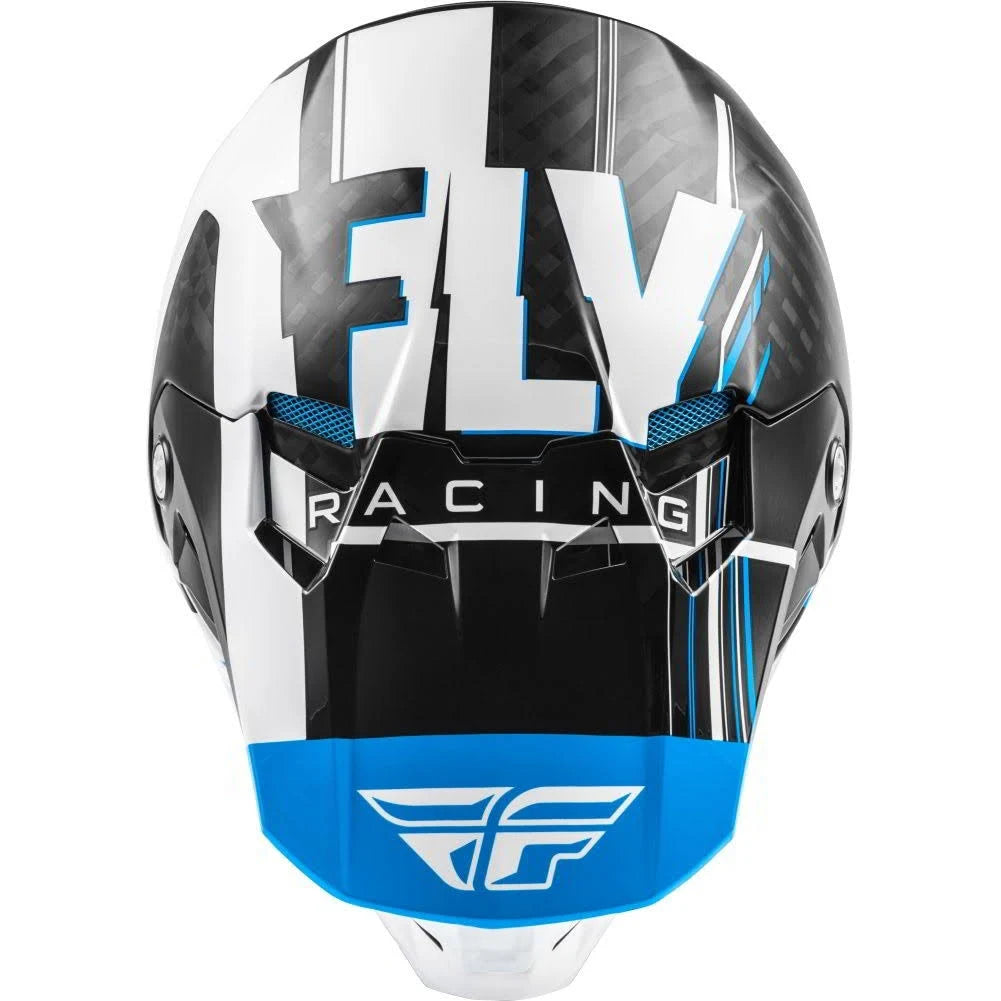 Blue/White/Black XL Carbon Helmet W280