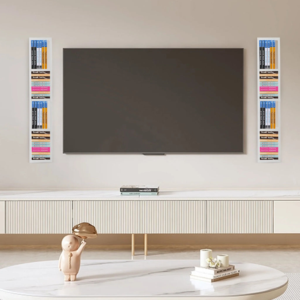 Metal Storage Media Shelf CD DVD Rack Wall Mount V28116