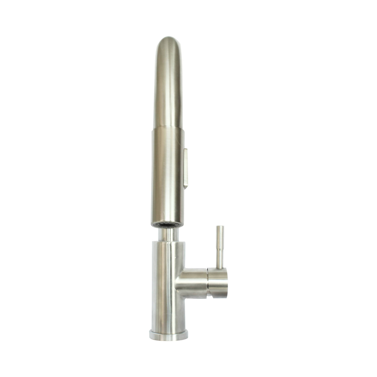 Stainless Steel Kitchen Sink Faucet Single Handle with Pull Down Sprayer Brushed Nickel W132557