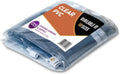 Heavy-Duty Waterproof Clear PVC Tarp Cover with Rustproof Grommets, 10 by 10 Feet, Pack of 2 G324