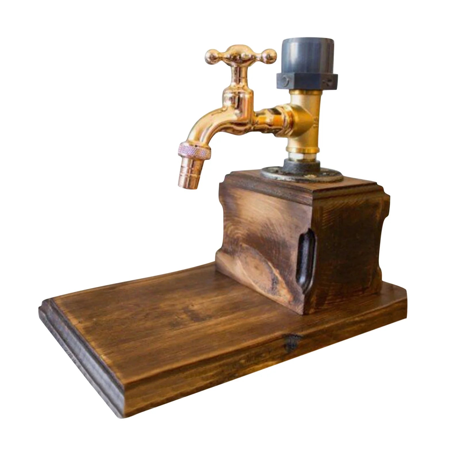 Wood Dispenser with Faucet J399375