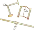 Cable Machine Accessory Set with Tricep Rope, V-Shaped Bar, Double D Handle & Rotating Straight Bar B4117