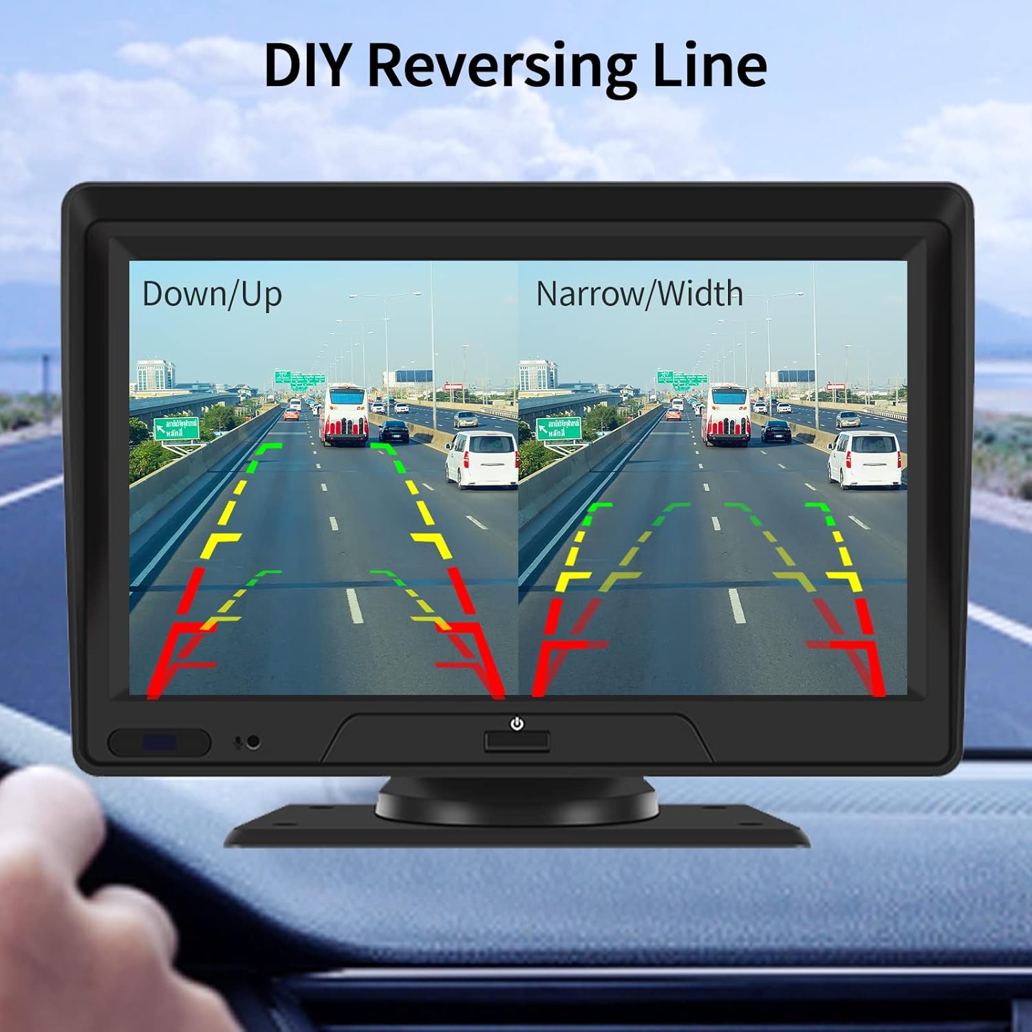 7'' Touchscreen Car Player with Dual Dash Cam, Bluetooth, FM Transmitter U640