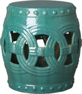 Teal Glaze Garden Stool/Table K418706