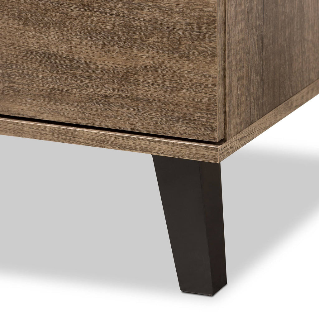Light Brown Wood 3-Drawer Chest P710624
