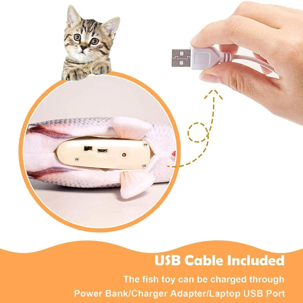 Electric Flopping Fish Cat Toy O639660