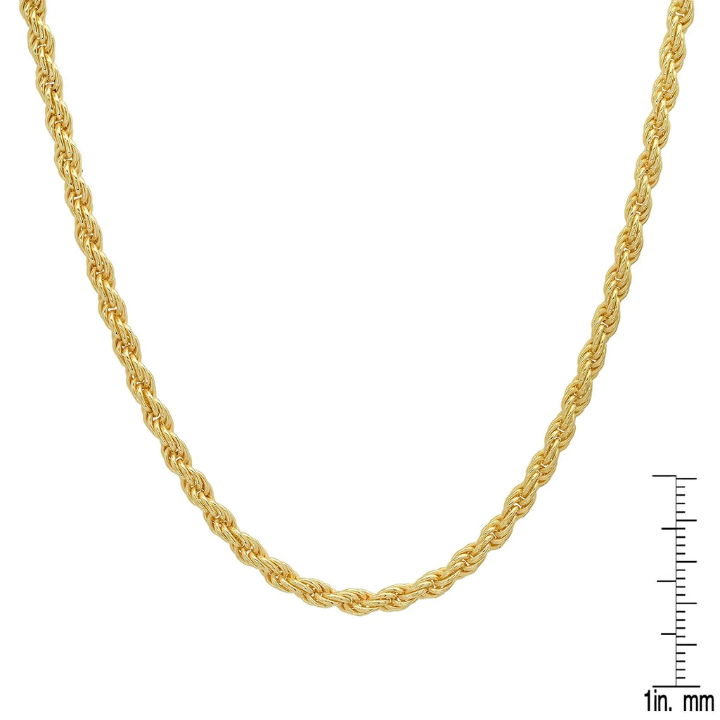 Gold Italian Rope Chain 22" - 30" G197957